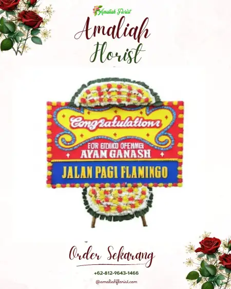 Sewa Papan Bunga Kawasan Perkantoran Bayah Lebak